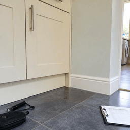 Illustrative photo of a kitchen with signs of pest activity